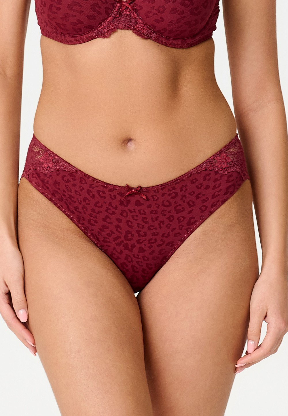 Lingadore Daily Brief- Ruby Wine Jacquard - Image 4